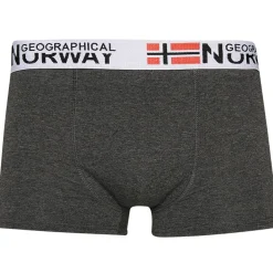 Geographical Norway Hombre Calzoncillos bóxer Pack de 3 Pack-3-Tricolor-Blanco