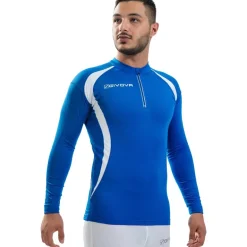Givova 1/2 cremallera Hombre Camiseta de running LR05-0002