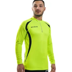 Givova 1/2 cremallera Hombre Camiseta de running LR05-1910