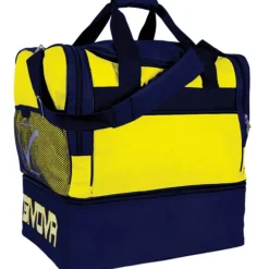Givova Borsa Bolsa de deporte para fútbol amarillo / azul marino