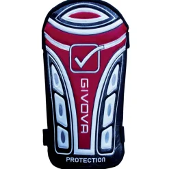 Givova Espinilleras "Parastinco Protection" negro / rojo