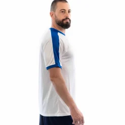 Givova Kit Revolution Camiseta de fútbol con Pantalones cortos blanco azul