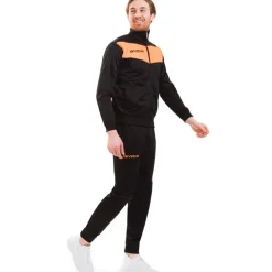 Givova Tuta Visa Chándal negro / naranja neón