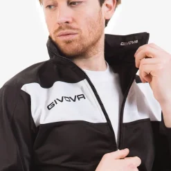 Givova Tuta Visa Chándal negro / blanco