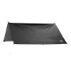 GOGLAND Lona de protección UV para exteriores, lona para tienda de campaña, 300 x 290 cm, negro