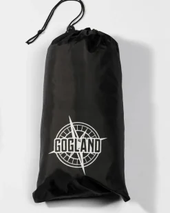 GOGLAND Lona de protección UV para exteriores, lona para tienda de campaña, 300 x 290 cm, negro