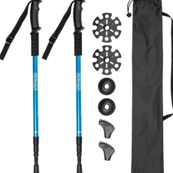 GOGLAND Trekking Bastones de senderismo azul