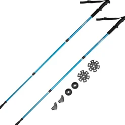 GOGLAND Trekking Bastones de senderismo azul