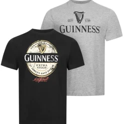GUINNESS Emblem Hombre Camiseta Pack de 2 POMPK220MUL