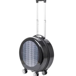 HIDETOSHI WAKASHIMA 18" Diseñador Maleta de cabina negro