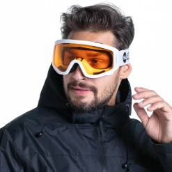 HIDETOSHI WAKASHIMA "Higashi" Unisex Gafas de esquí gafas de snowboard blancas