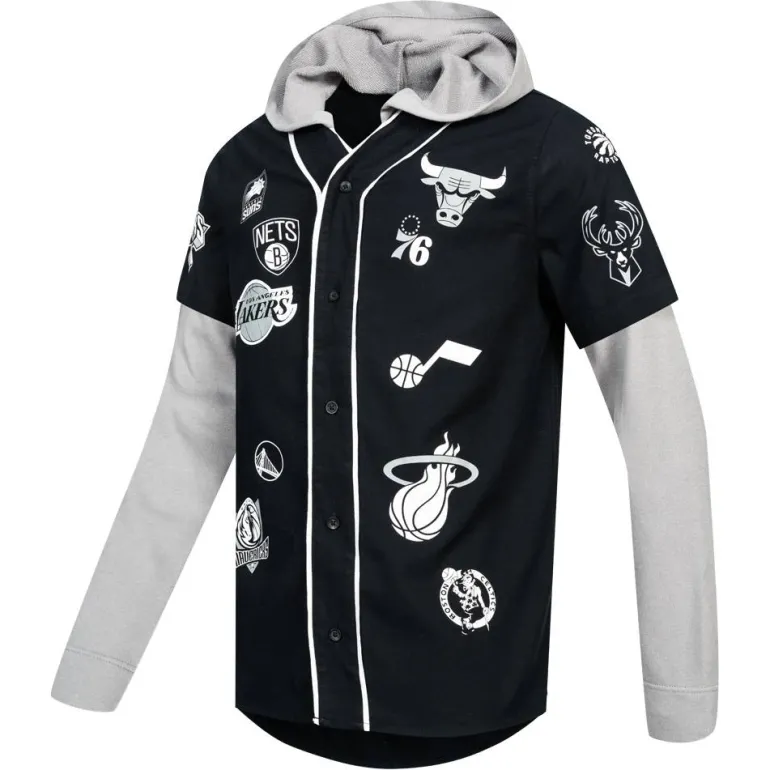 Hollister x NBA All Teams Button-Up Hombre Sudadera con capucha 325-259-2631-900