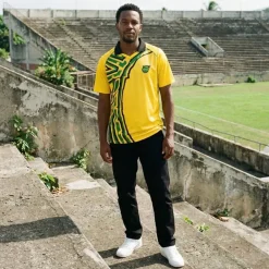 Jamaica "Retro History" JELEX Hombre Camiseta