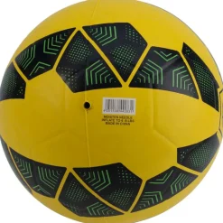 JELEX Bolzplatzheld Balón de fútbol de goma negro-amarillo