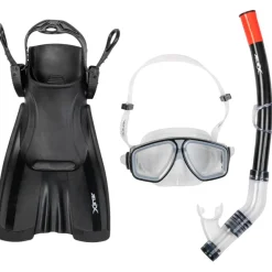 JELEX Deepsea Set de buceo con aletas negro