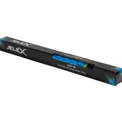 JELEX Easy Up Rodillo de masaje con bolas de masaje giratorias negro azul