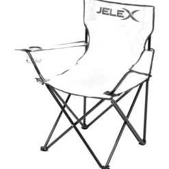 JELEX "Expedition" Silla de camping blanco
