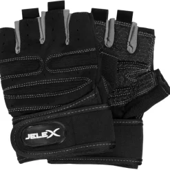 JELEX Fit Guantes de entrenamiento acolchados negro-gris