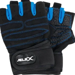 JELEX Fit Guantes de entrenamiento acolchados negro-azul