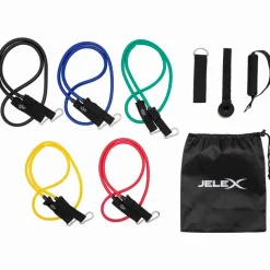 JELEX Fit Set Fitness Tubos de resistencia elásticos 11 piezas.