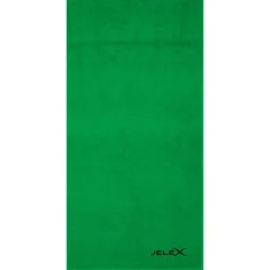 JELEX "100FIT" Toalla de fitness con bolsillo verde