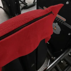 JELEX "100FIT" Toalla de fitness con bolsillo rojo