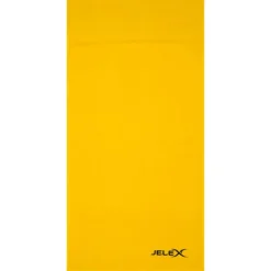JELEX "100FIT" Toalla de fitness con bolsillo amarillo