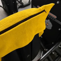 JELEX "100FIT" Toalla de fitness con bolsillo amarillo