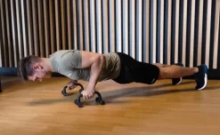 JELEX Gain Hard Push Up Bar Agarres para flexiones negro gris