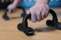 JELEX Gain Hard Push Up Bar Agarres para flexiones negro gris