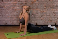 JELEX Namaste Esterilla de yoga y fitness verde