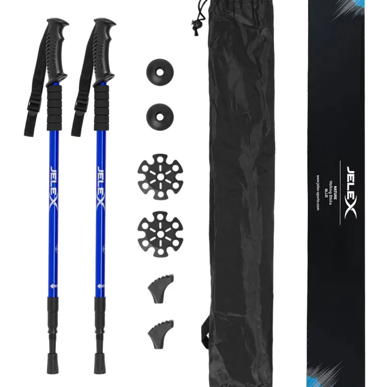 JELEX Nature Bastones de senderismo azul