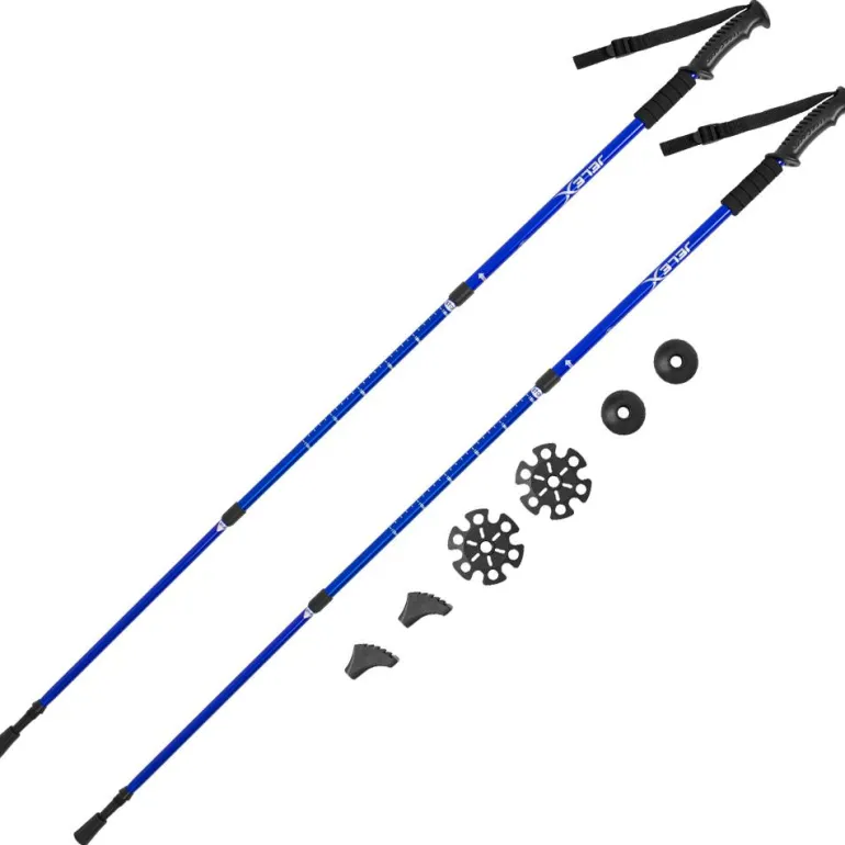 JELEX Nature Bastones de senderismo azul