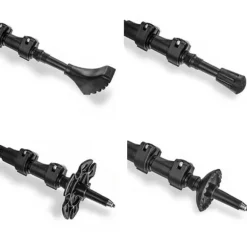 JELEX Nature Bastones de senderismo negro