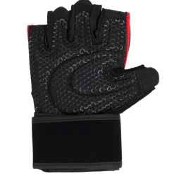 JELEX Power Premium Guantes de entrenamiento acolchados negro-rojo