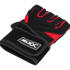 JELEX Power Premium Guantes de entrenamiento acolchados negro-rojo