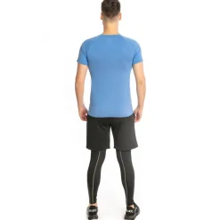 JELEX Sportinator Hombre Conjunto de fitness 3 piezas azul-negro