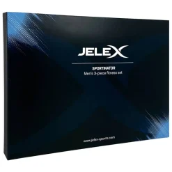 JELEX Sportinator Hombre Conjunto de fitness 3 piezas ejército verde-negro