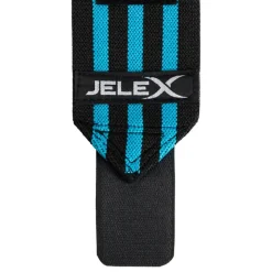 JELEX Strong Muñequeras de fitness negro-azul