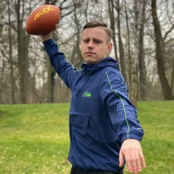 JELEX Touchdown Balón de fútbol americano marrón clásico