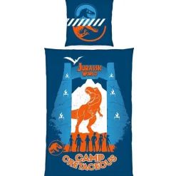 Jurassic World Sábanas Conjunto 135 x 200 cm + 80 x 80 cm 4418419050521