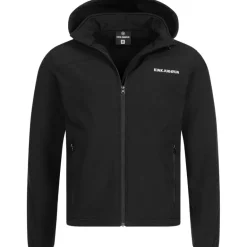 KIRKJUBØUR® "Hestur" Hombre Chaqueta SOFTSHELL 10.000 mm columna de agua negra