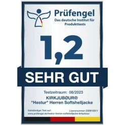 KIRKJUBØUR® "Hestur" Hombre Chaqueta SOFTSHELL 10.000 mm cabeza hidrostática verde