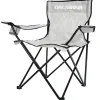 KIRKJUBØUR® "Njörd" Silla de camping gris