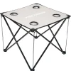 KIRKJUBØUR® "Solkatt" mesa de camping plegable gris