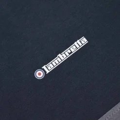 Lambretta Contrast Panel Hombre Polo SS1219-MARINO