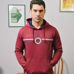 Lambretta Contrast Target Hombre Sudadera con capucha SS1531-BURG
