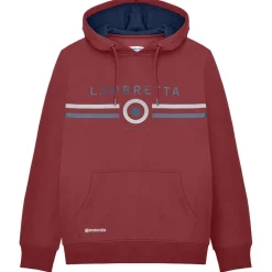 Lambretta Contrast Target Hombre Sudadera con capucha SS1531-BURG