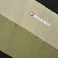 Lambretta Pannelled Tee Hombre Camiseta SS9036-BLK