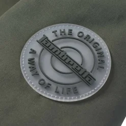 Lambretta Parka con cuello de piel Hombre Chaquetón SS5024-KHAKI